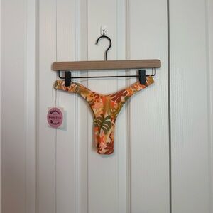 Kulani Kinis Leafy Print Bikini Bottom